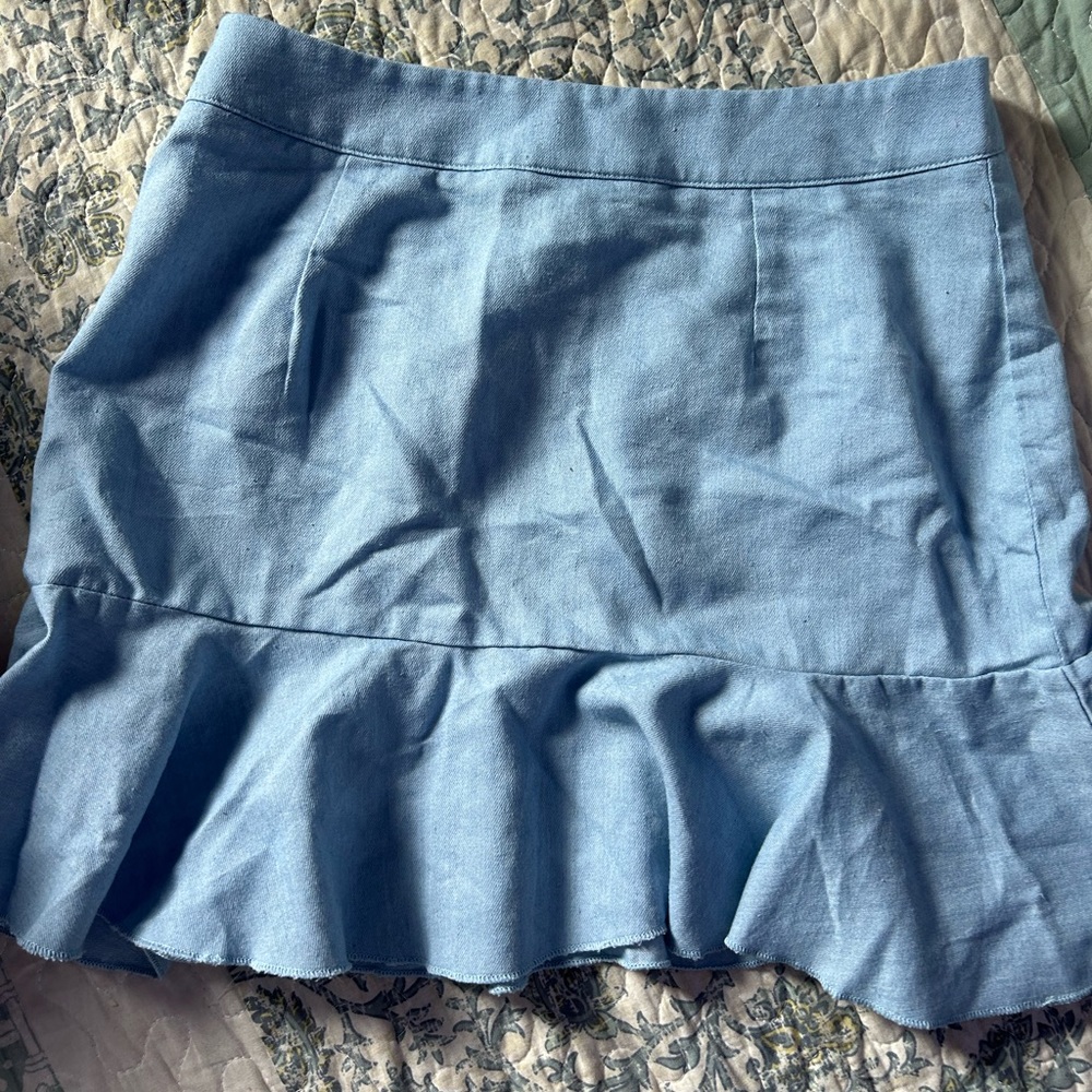 Blue Mini Skirt